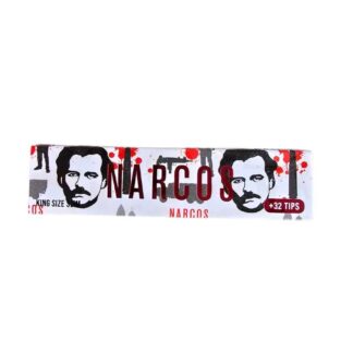 Papieriky s filtrami Narcos biele